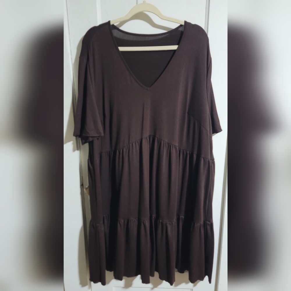 Elegant Brown Dress